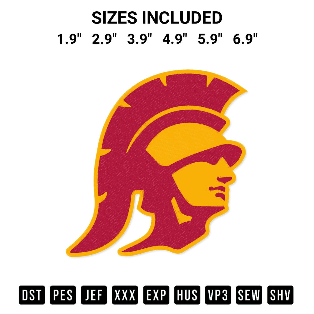 Looking for the perfect pattern? Download the Usc Trojans Ncaa Embroidery Design embroidery design today at Designspacks.com. Crisp, clean stitching guaranteed. Available sizes: 1.9", 2.9", 3.9", 4.9", 5.9", 6.9".