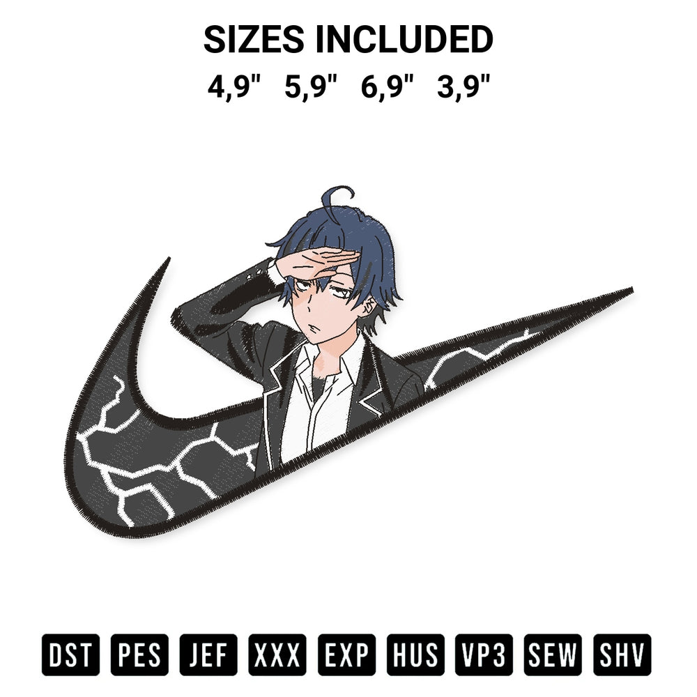 Shop the Hachiman Hikigaya Logo Embroidery Design machine embroidery pattern at Designspacks.com. Beautifully digitized for flawless stitching on any fabric. Available sizes: 4,9", 5,9", 6,9", 3,9".