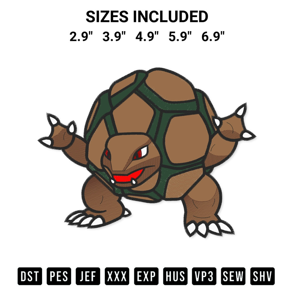 Elevate your next project with our Golem Pokemon Embroidery Design embroidery file. Shop high-quality digital patterns instantly at Designspacks.com. Available sizes: 2.9", 3.9", 4.9", 5.9", 6.9".