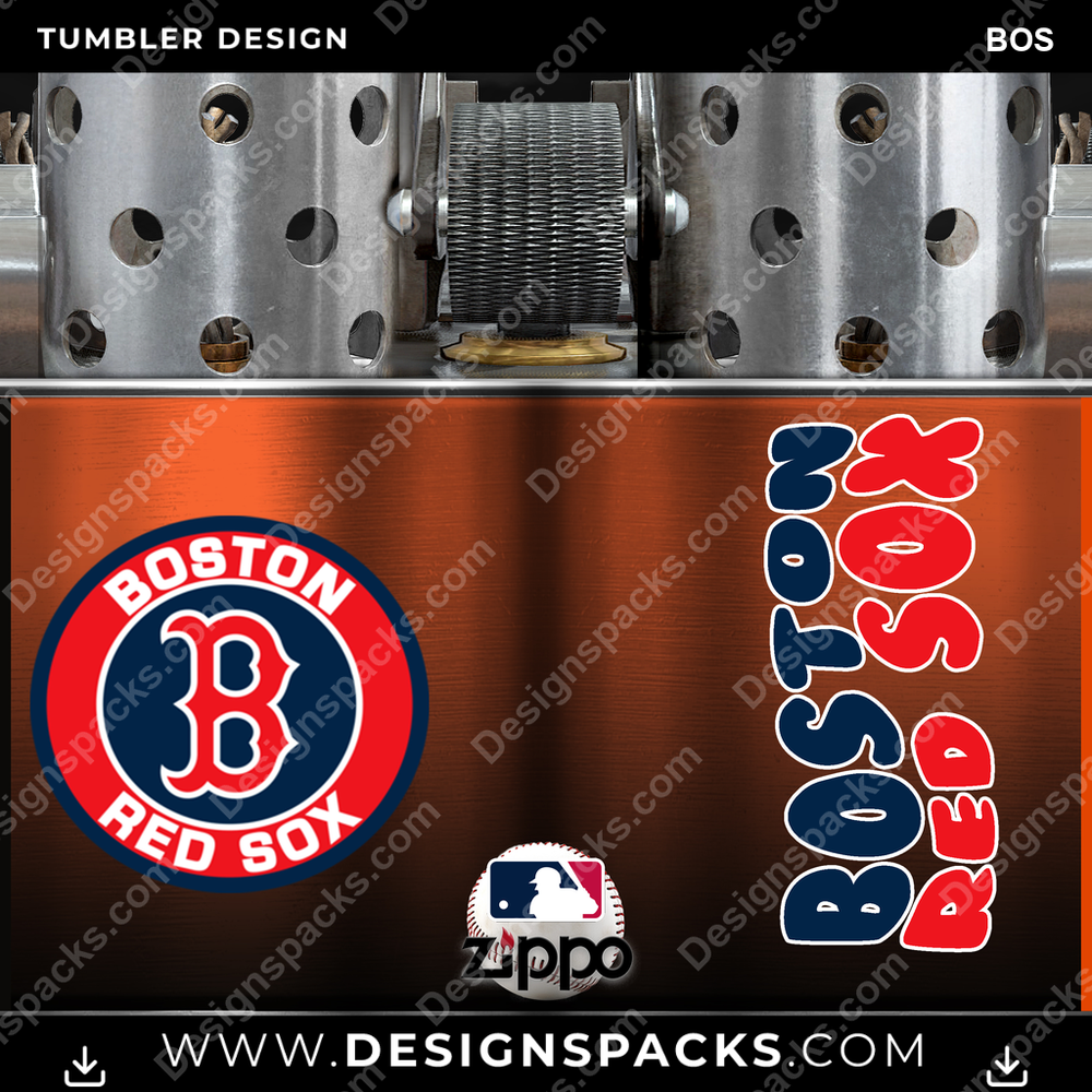 Baseball Zippo Lighter BOS Tumbler Digital Wrap Design