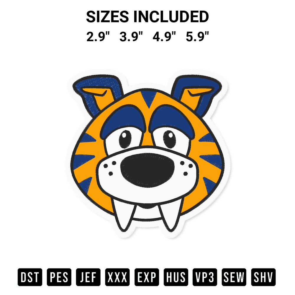 Shop the Buffalo Sabres Mascot Embroidery Design machine embroidery pattern at Designspacks.com. Beautifully digitized for flawless stitching on any fabric. Available sizes: 2.9", 3.9", 4.9", 5.9".