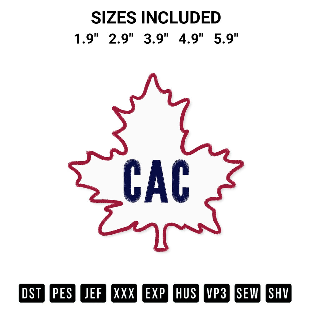 Elevate your next project with our Montreal Canadiens Cac Team Embroidery Design embroidery file. Shop high-quality digital patterns instantly at Designspacks.com. Available sizes: 1.9", 2.9", 3.9", 4.9", 5.9".