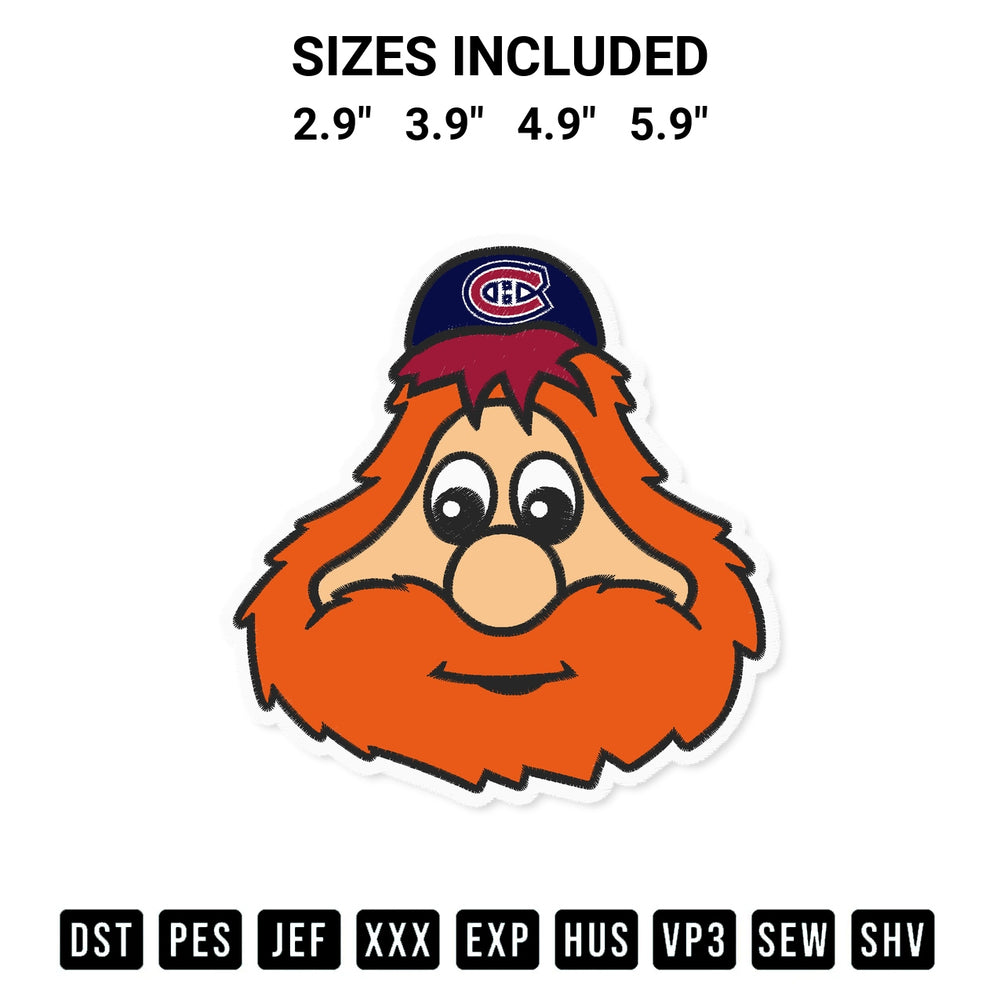 Add a unique touch to your apparel with the Montreal Canadiens Mascot Embroidery Design embroidery file. Premium instant download available now on Designspacks.com. Available sizes: 2.9", 3.9", 4.9", 5.9".
