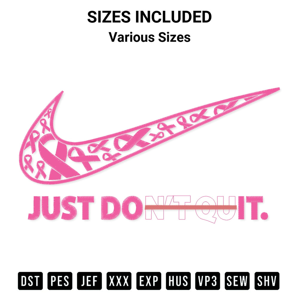 Looking for the perfect pattern? Download the Cancer Just Dont Quit Embroidery Design embroidery design today at Designspacks.com. Crisp, clean stitching guaranteed. Available sizes: Various Sizes.