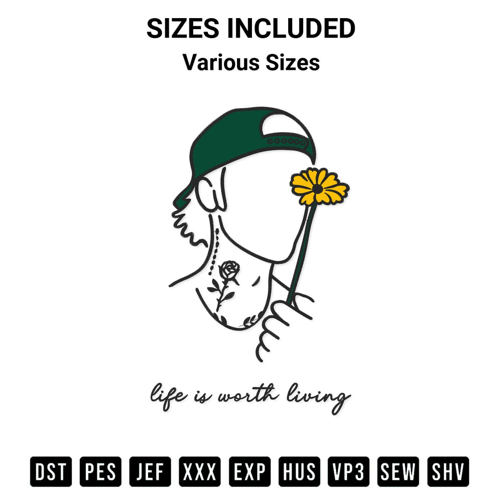 Elevate your next project with our Justin Bieber Embroidery Design embroidery file. Shop high-quality digital patterns instantly at Designspacks.com. Available sizes: Various Sizes.