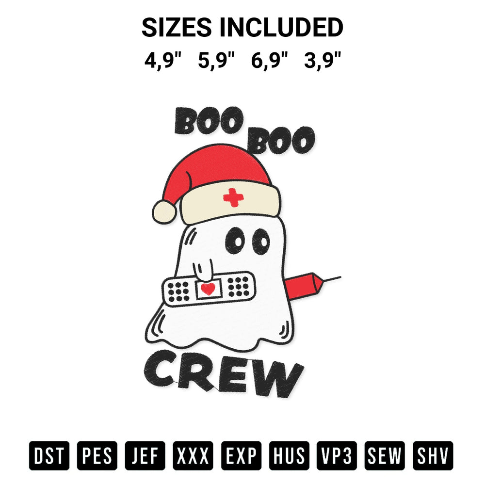 Get the Christmas Boo Boo Crew Nurse Xmas Nurse Christmas Gift Embroidery Design embroidery design for your custom crafts! Premium digitized files available for instant download at Designspacks.com. Available sizes: 4,9", 5,9", 6,9", 3,9".
