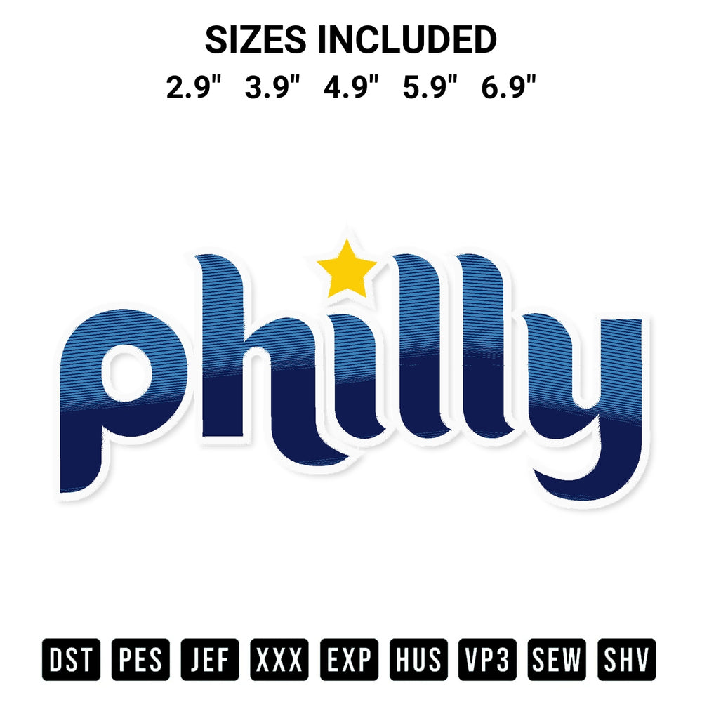 Transform your fabrics with the Philly Connect Embroidery Design embroidery design. Instant access to premium digitized patterns at Designspacks.com. Available sizes: 2.9", 3.9", 4.9", 5.9", 6.9".