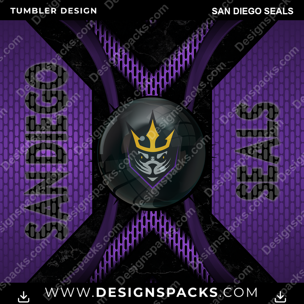 Lacrosse Metal Grating San Diego Seals PLL Lacrosse Tumbler Digital Wrap Design Download