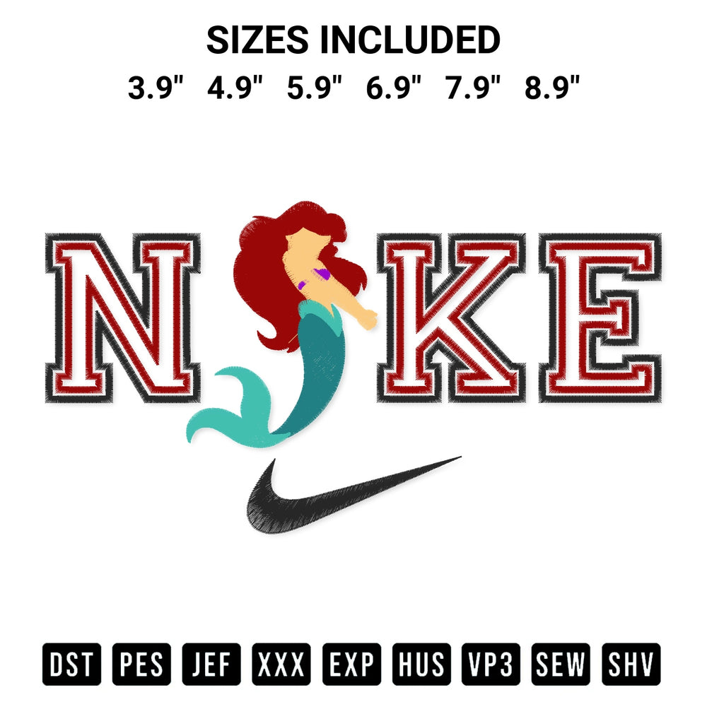 Add a unique touch to your apparel with the Nike Ariel Swoosh Embroidery Design embroidery file. Premium instant download available now on Designspacks.com. Available sizes: 3.9", 4.9", 5.9", 6.9", 7.9", 8.9".