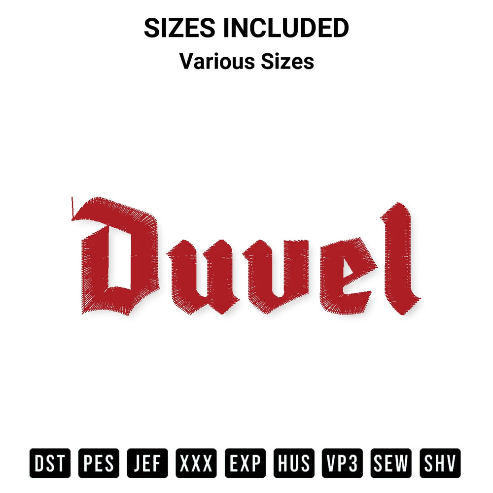 Transform your fabrics with the Duvel Embroidery Design embroidery design. Instant access to premium digitized patterns at Designspacks.com. Available sizes: Various Sizes.