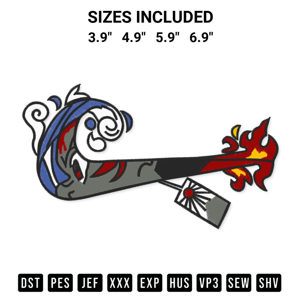 Add a unique touch to your apparel with the Tanji.Ro Demon Slay Brand Embroidery Design embroidery file. Premium instant download available now on Designspacks.com. Available sizes: 3.9", 4.9", 5.9", 6.9".