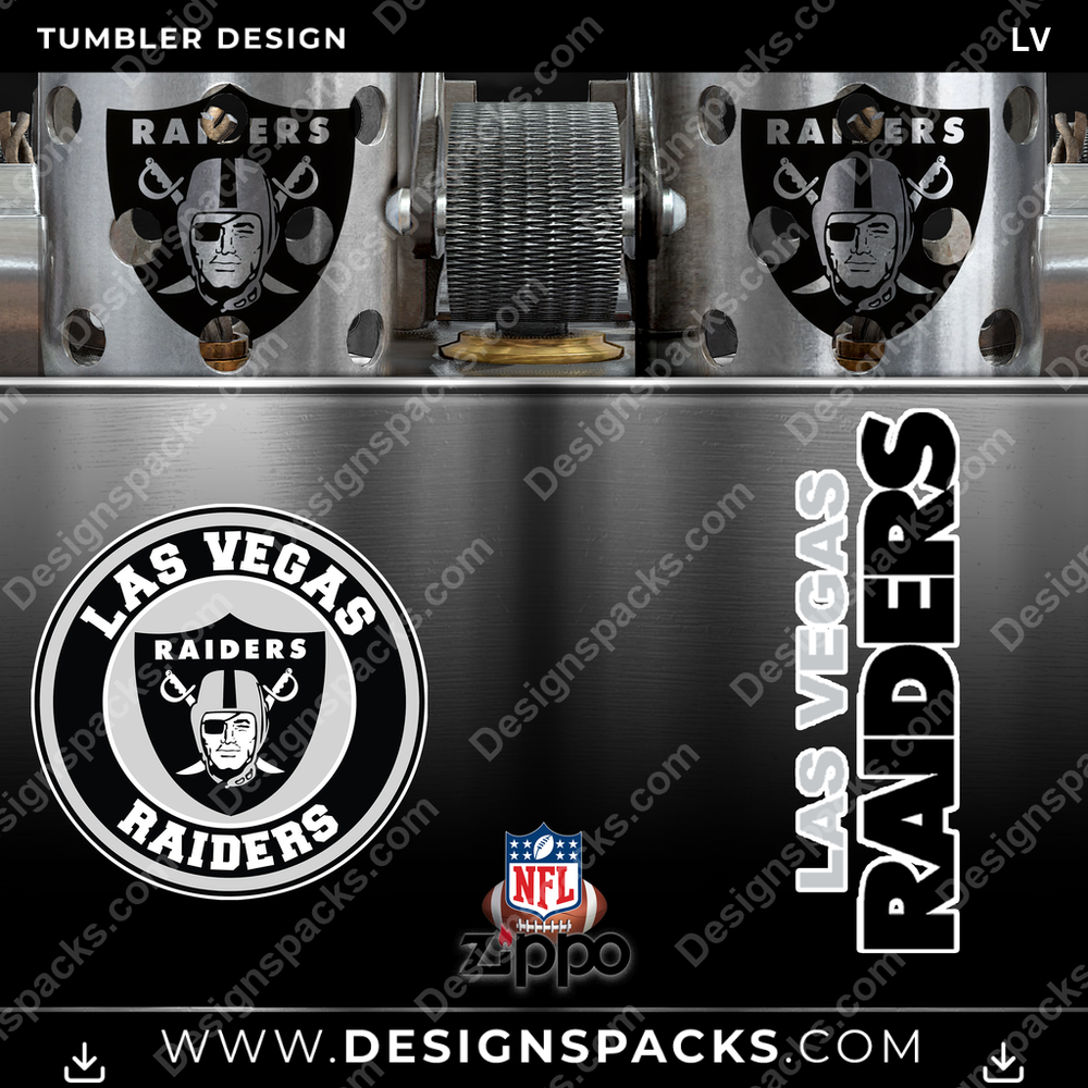 Football Zippo Lighter LV Tumbler Digital Wrap Design