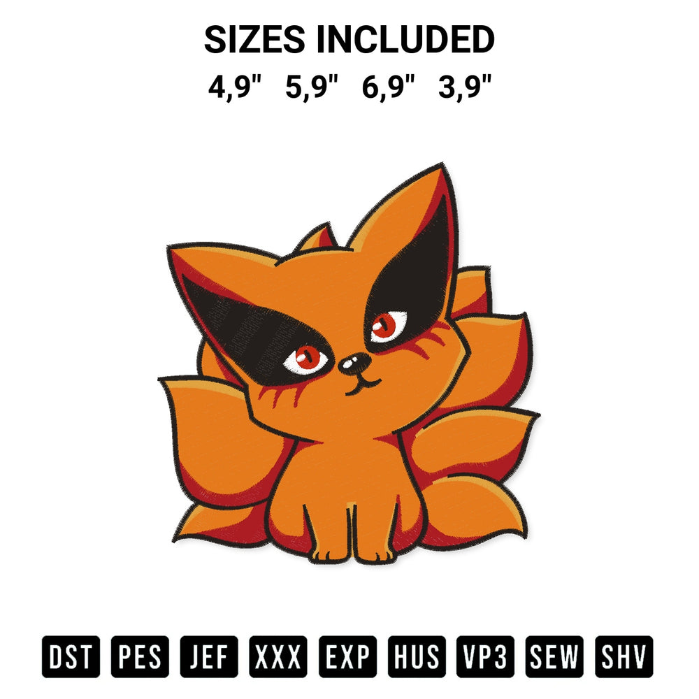 Looking for the perfect pattern? Download the Naturo Baby Kurama Logo Embroidery Design embroidery design today at Designspacks.com. Crisp, clean stitching guaranteed. Available sizes: 4,9", 5,9", 6,9", 3,9".
