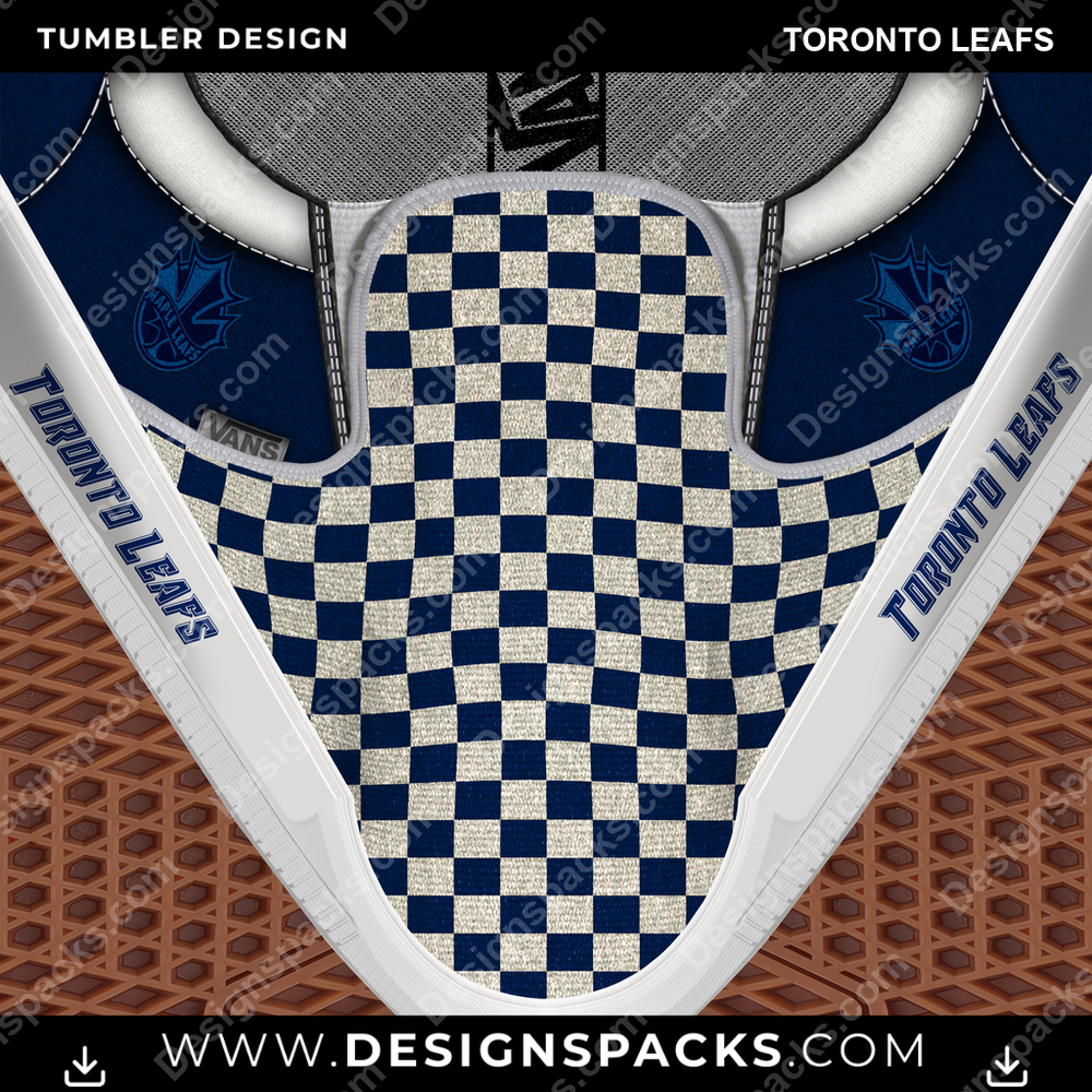 Ice Hockey Vans Classic Toronto Leafs Tumbler Digital Wrap Design