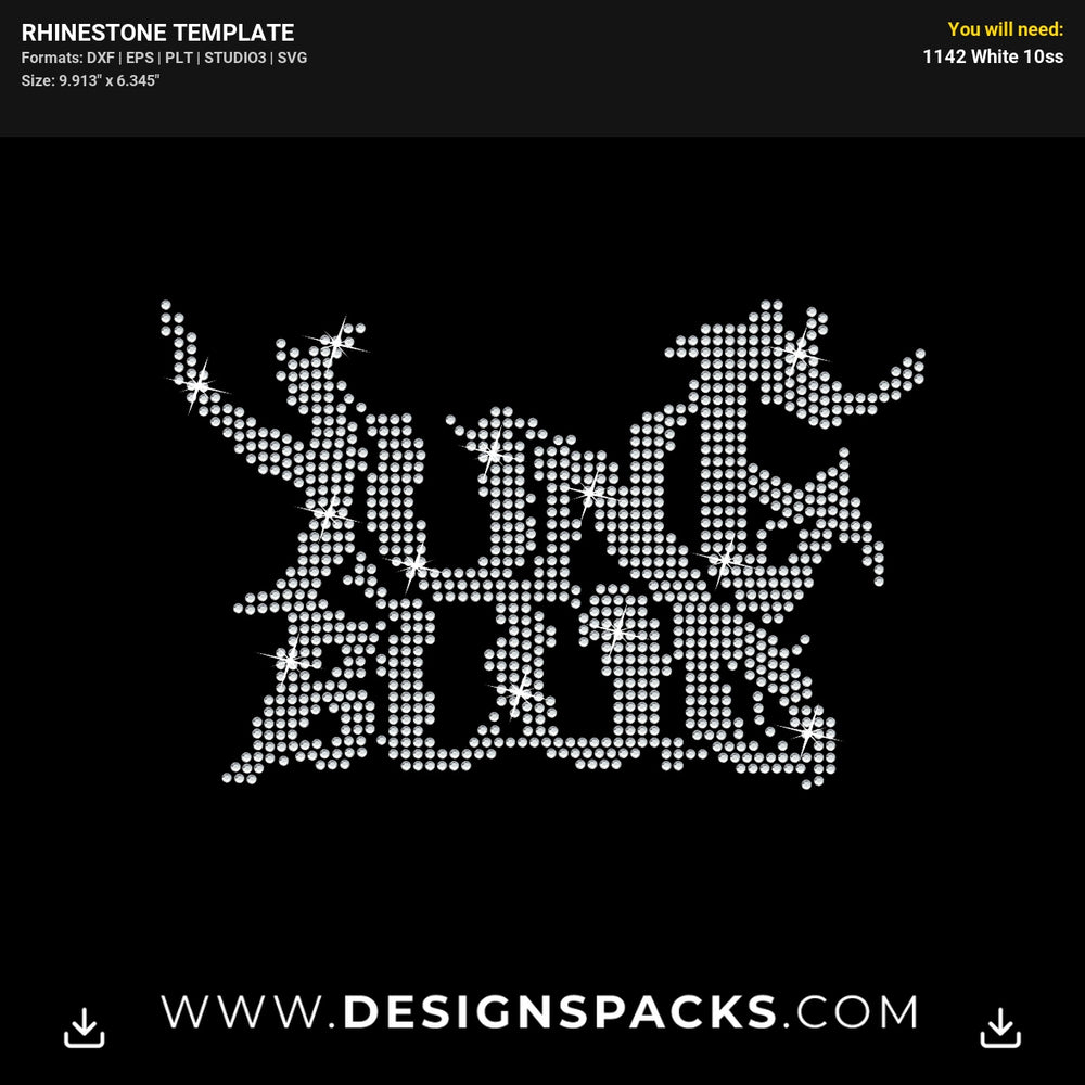 Yungblud Rhinestone Digital Template