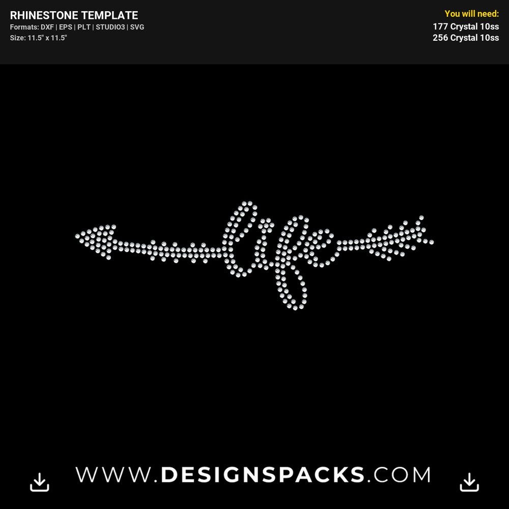 Livin Cheer Mom Life Vinyl Rhinestone Digital Template