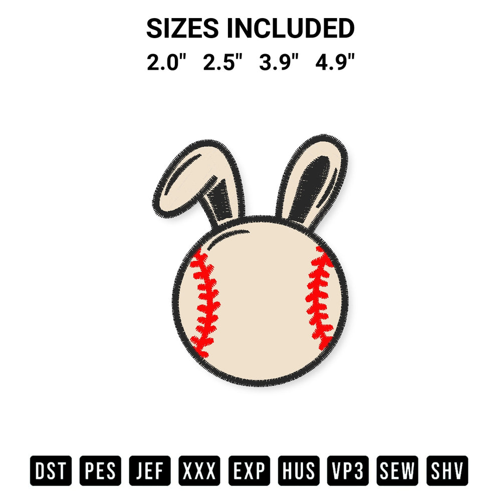 Get the Baseball Bunny Embroidery Design embroidery design for your custom crafts! Premium digitized files available for instant download at Designspacks.com. Available sizes: 2.0", 2.5", 3.9", 4.9".