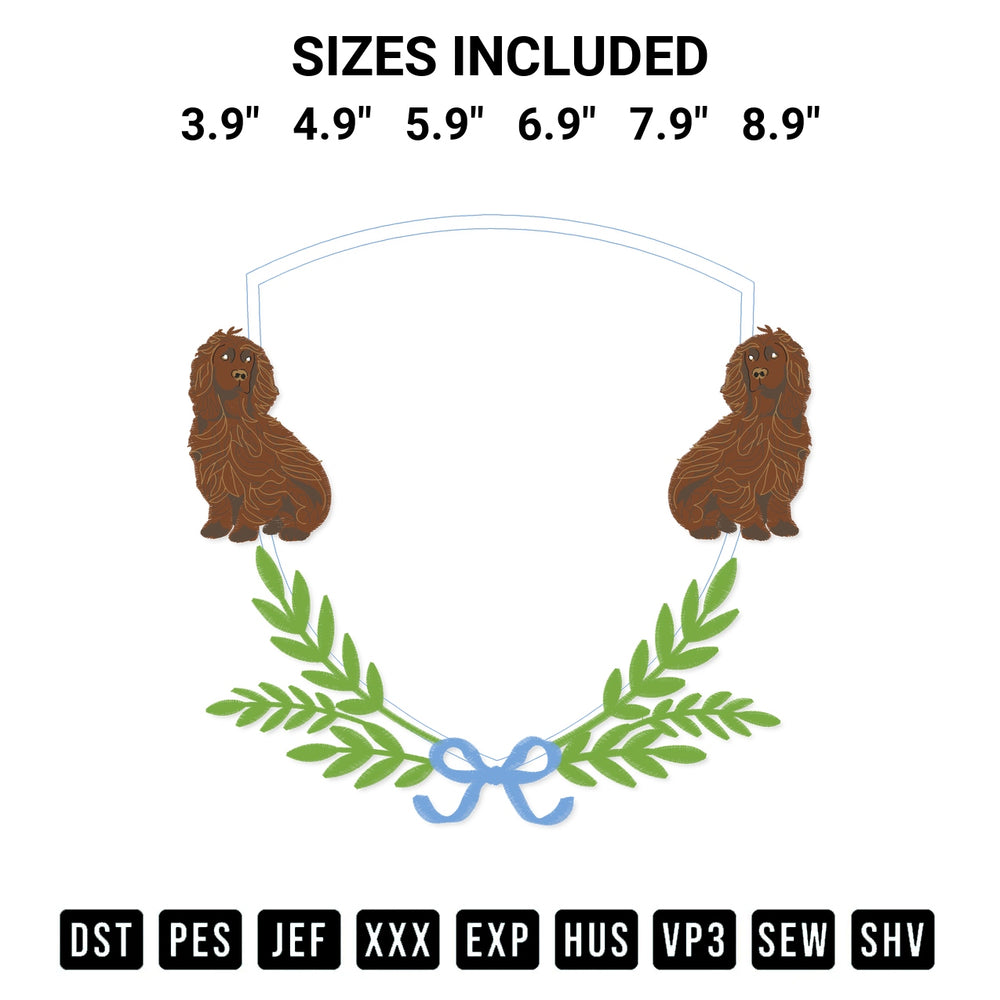 Download the Boykin Spaniel Dog Frame Embroidery Design machine embroidery design exclusively at Designspacks.com. Premium digitized pattern for apparel and DIY crafts. Available sizes: 3.9", 4.9", 5.9", 6.9", 7.9", 8.9".
