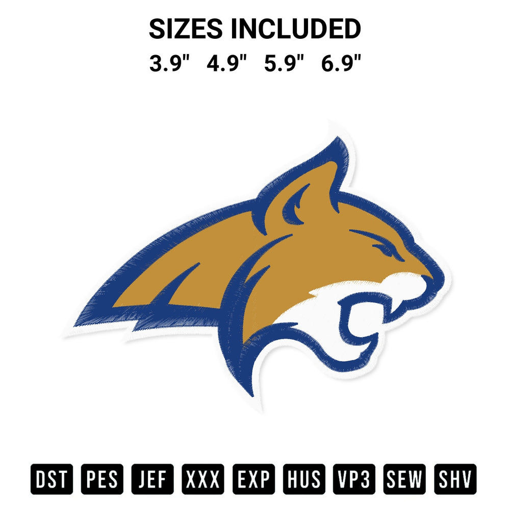 Elevate your next project with our Montana State Basketball Embroidery Design embroidery file. Shop high-quality digital patterns instantly at Designspacks.com. Available sizes: 3.9", 4.9", 5.9", 6.9".