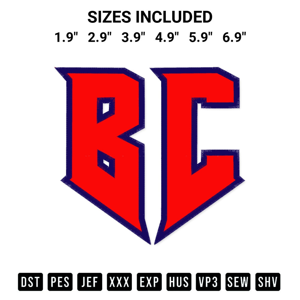 Add a unique touch to your apparel with the Bcll Bollinger Canyon 12U 2024 Embroidery Design embroidery file. Premium instant download available now on Designspacks.com. Available sizes: 1.9", 2.9", 3.9", 4.9", 5.9", 6.9".