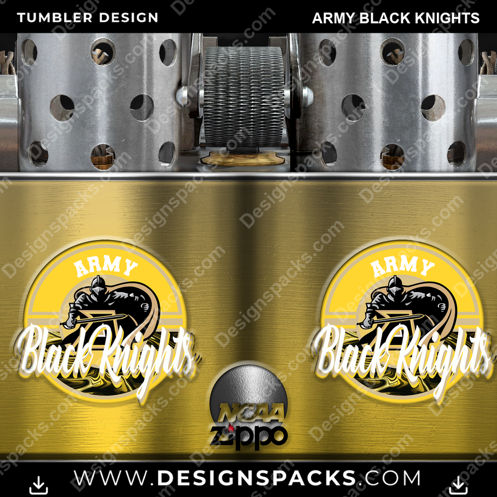 College Sport Zippo Lighter Army Black Knights NCAA College Sport Tumbler Digital Wrap Design Download