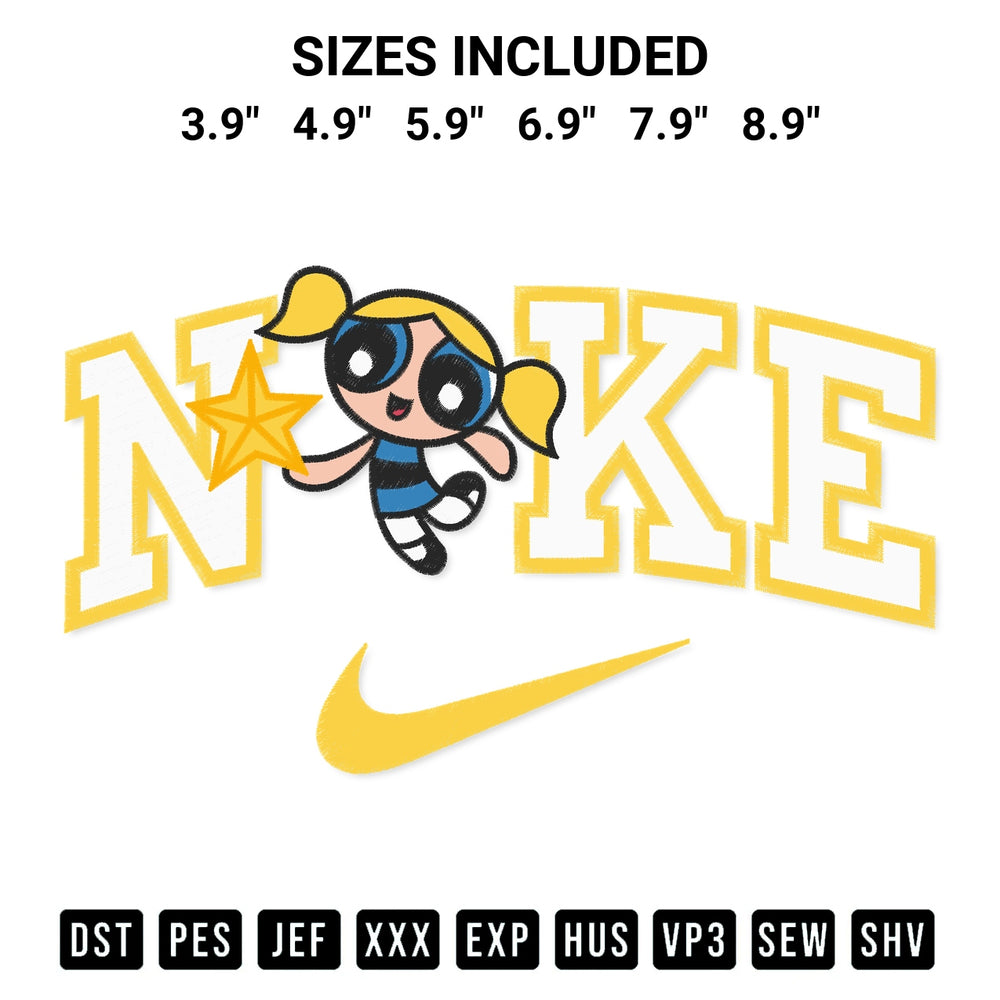 Stitch like a pro with the Christmas Powerpuff Girls 2 X Nike Embroidery Design embroidery pattern from Designspacks.com. High-quality digital machine embroidery file. Available sizes: 3.9", 4.9", 5.9", 6.9", 7.9", 8.9".