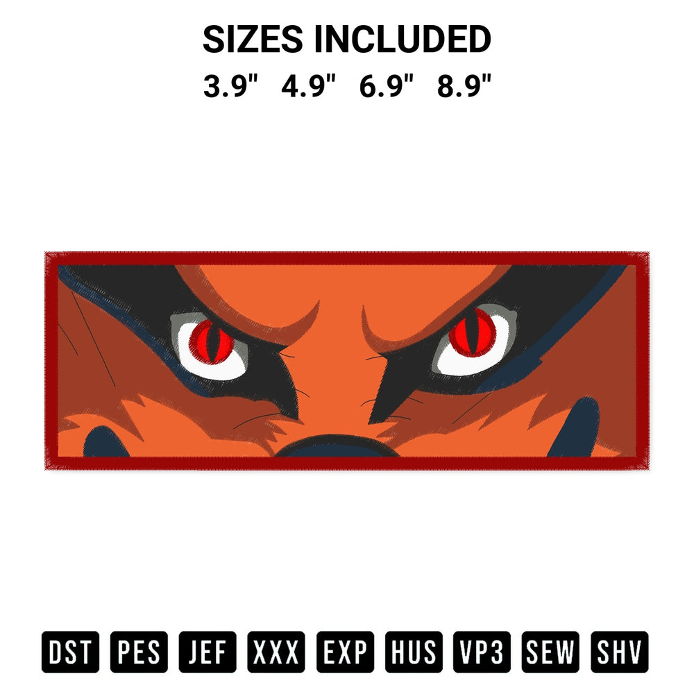 Shop the Kurama Naruto Embroidery Design machine embroidery pattern at Designspacks.com. Beautifully digitized for flawless stitching on any fabric. Available sizes: 3.9", 4.9", 6.9", 8.9".