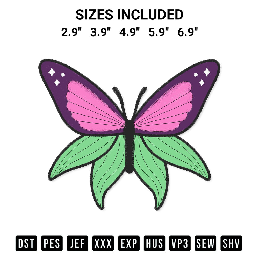 Create amazing crafts with the Ariel Princess Butterfly Embroidery Design embroidery file. High-quality digital download from Designspacks.com, perfect for beginners and pros. Available sizes: 2.9", 3.9", 4.9", 5.9", 6.9".
