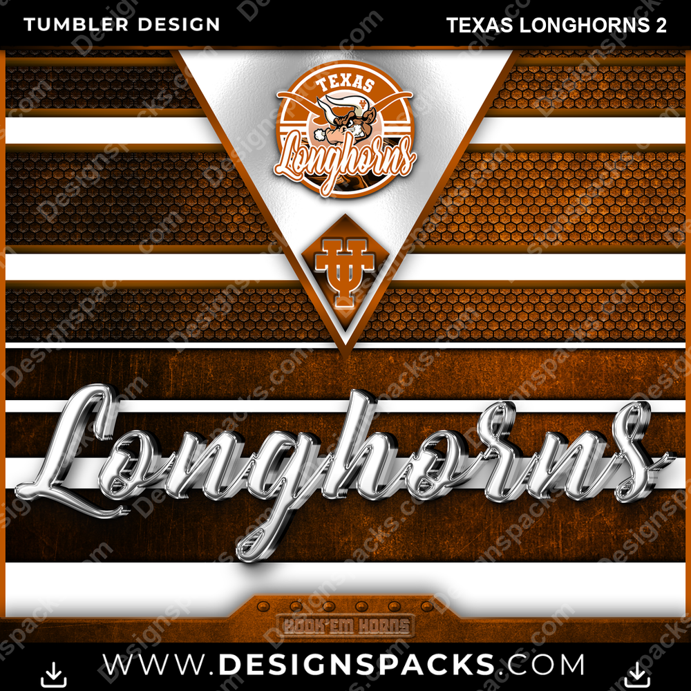 College Sport YETI Texas Longhorns 2 NCAA College Sport Tumbler Digital Wrap Design Download