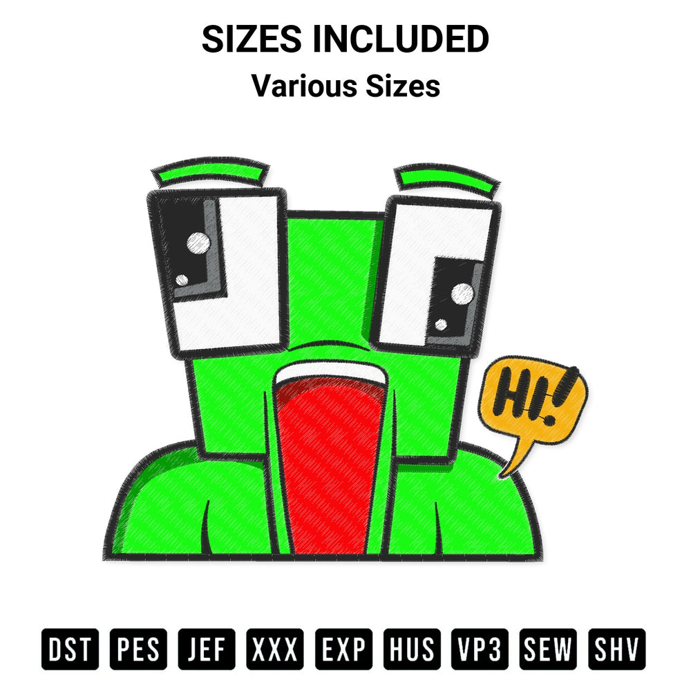 Elevate your next project with our Unspeakable Logo Embroidery Design embroidery file. Shop high-quality digital patterns instantly at Designspacks.com. Available sizes: Various Sizes.