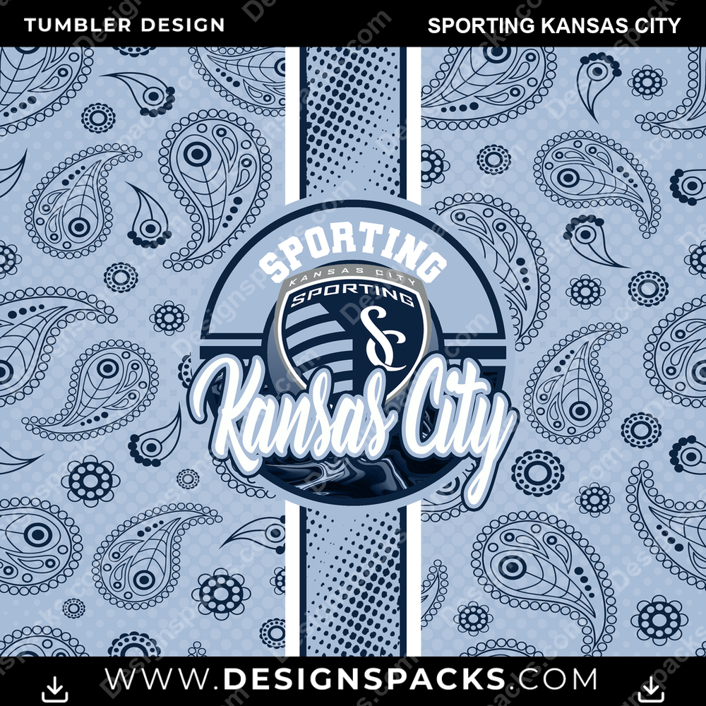 Soccer Handkerchief Sporting Kansas City Tumbler Digital Wrap Design