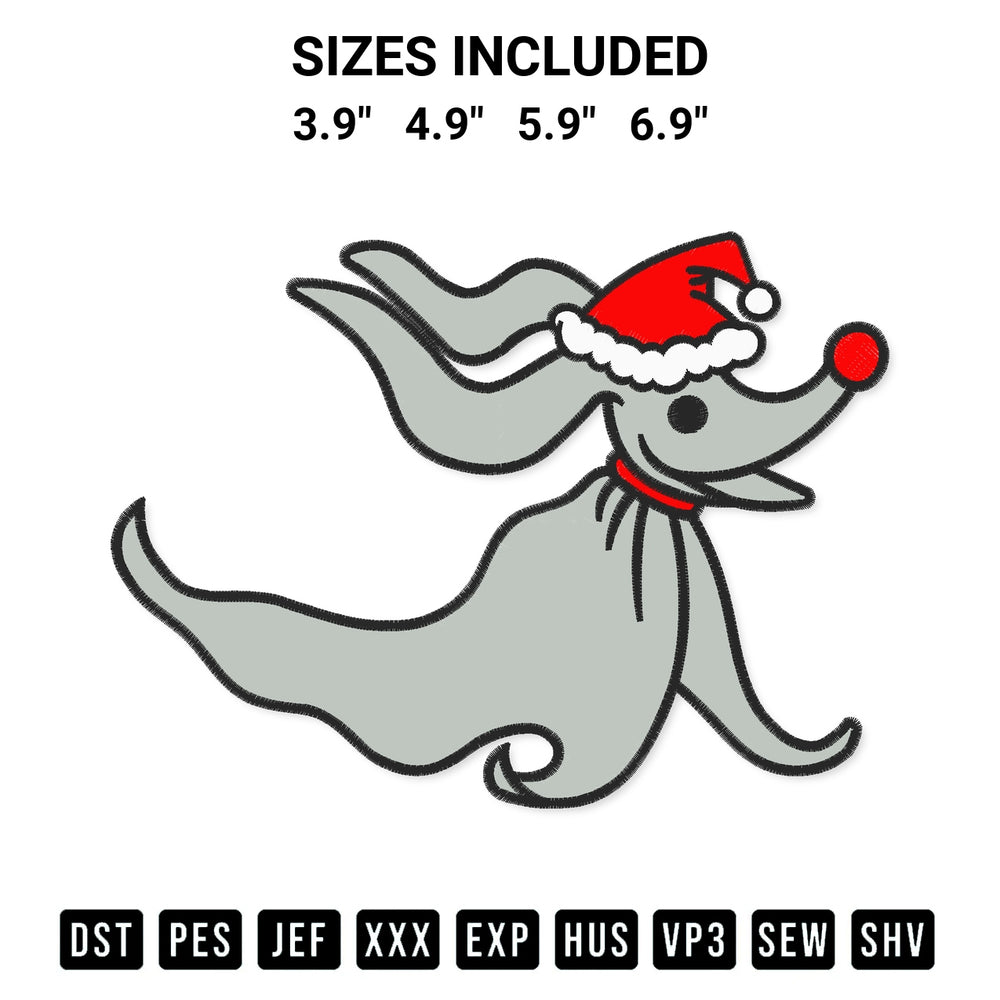 Elevate your next project with our Zero Christmas Embroidery Design embroidery file. Shop high-quality digital patterns instantly at Designspacks.com. Available sizes: 3.9", 4.9", 5.9", 6.9".