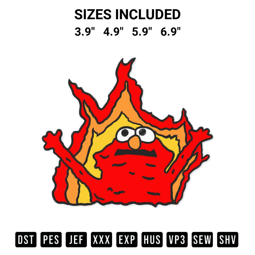Looking for the perfect pattern? Download the Hell Elmo Embroidery Design embroidery design today at Designspacks.com. Crisp, clean stitching guaranteed. Available sizes: 3.9", 4.9", 5.9", 6.9".