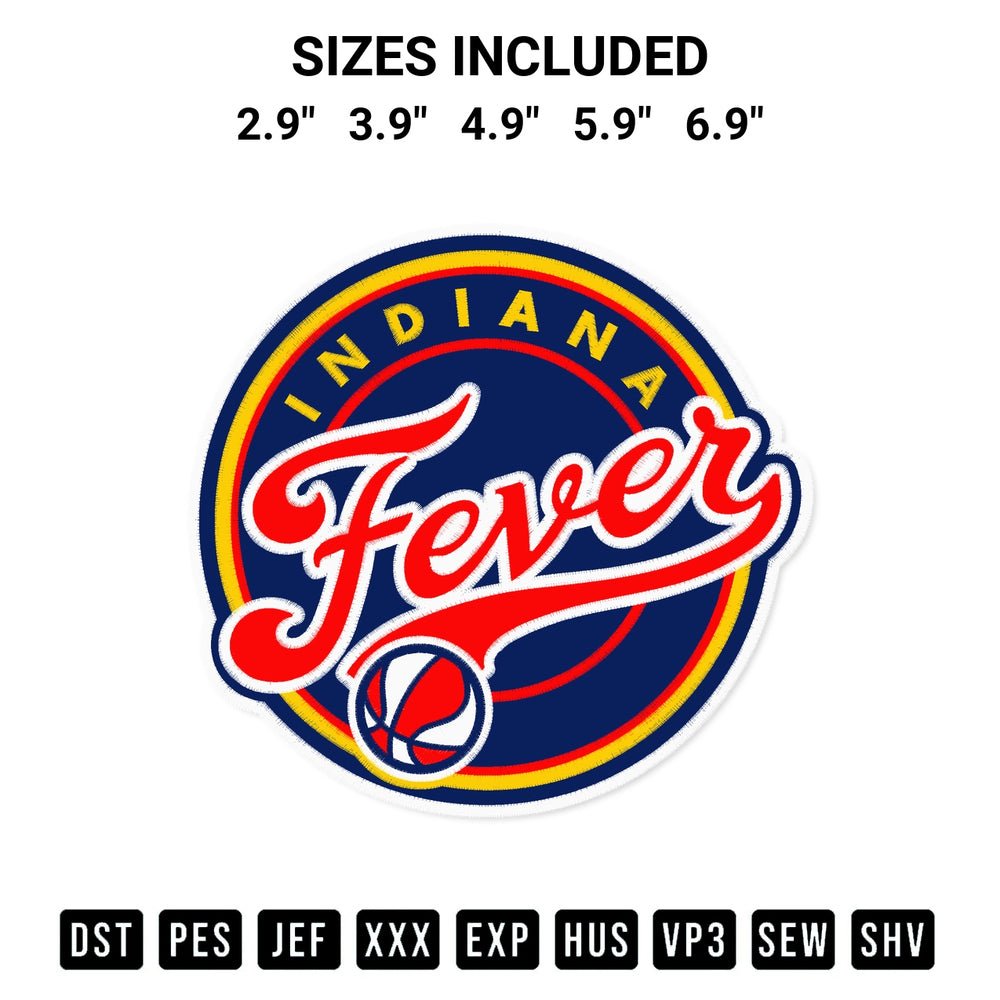 Elevate your next project with our Indiana Fever Logo Embroidery Design embroidery file. Shop high-quality digital patterns instantly at Designspacks.com. Available sizes: 2.9", 3.9", 4.9", 5.9", 6.9".