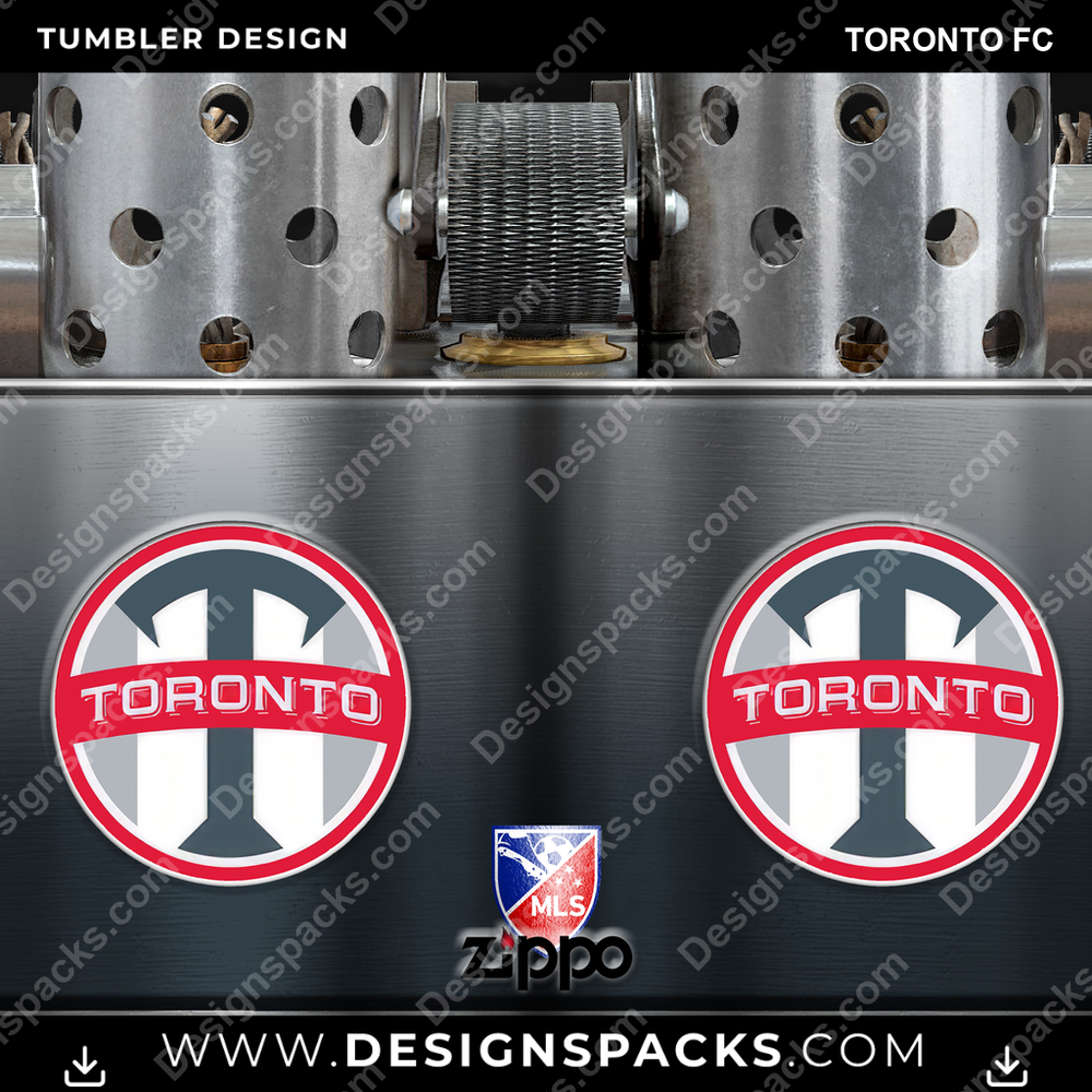 US Soccer Zippo Lighter Toronto FC Tumbler Digital Wrap Design Download