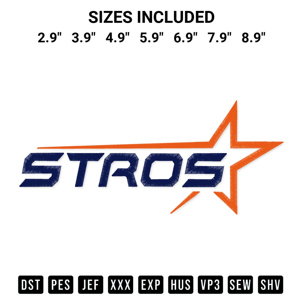 Elevate your next project with our Houston Astros City Connect Embroidery Design embroidery file. Shop high-quality digital patterns instantly at Designspacks.com. Available sizes: 2.9", 3.9", 4.9", 5.9", 6.9", 7.9", 8.9".