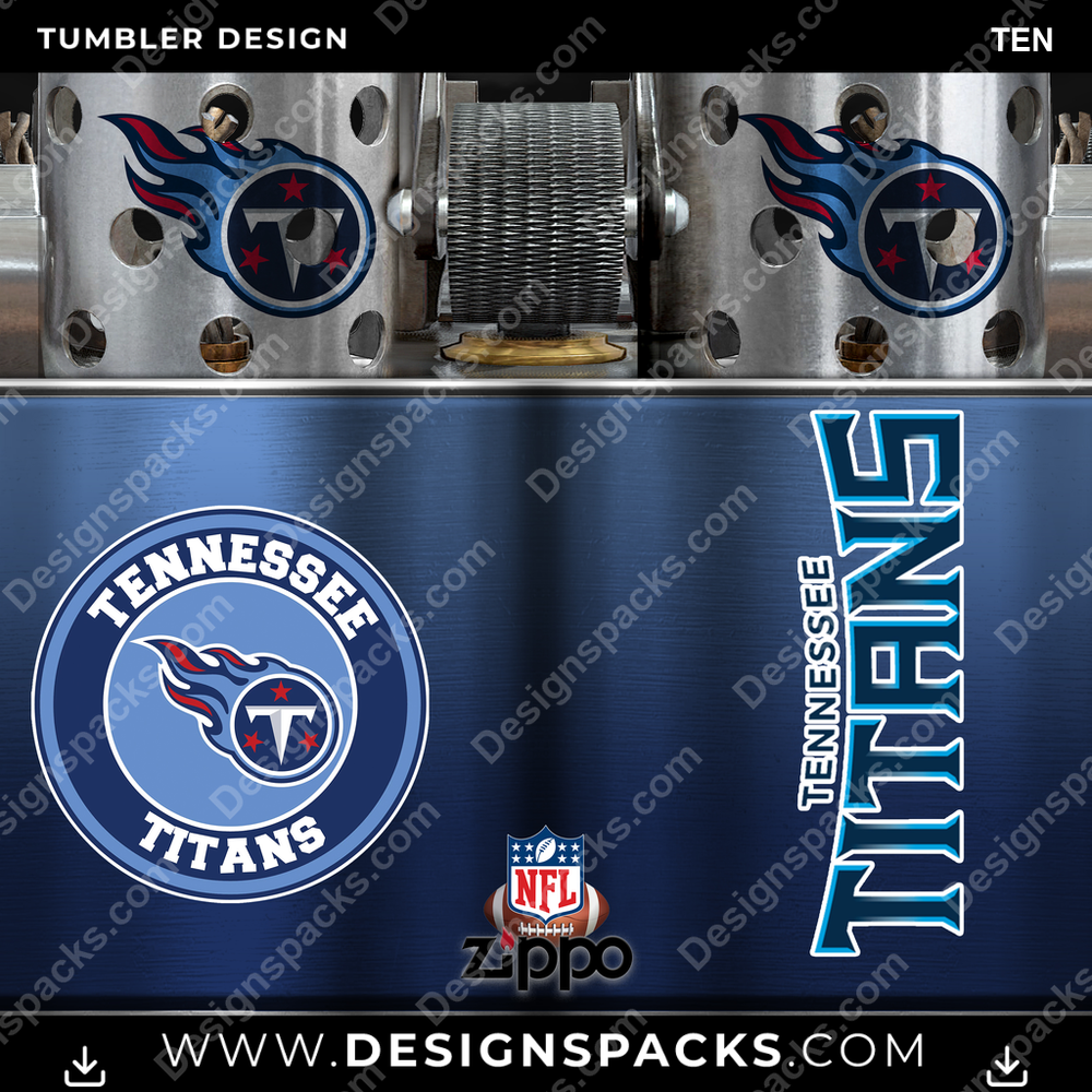 Football Zippo Lighter TEN NFL Football Tumbler Digital Wrap Design Download