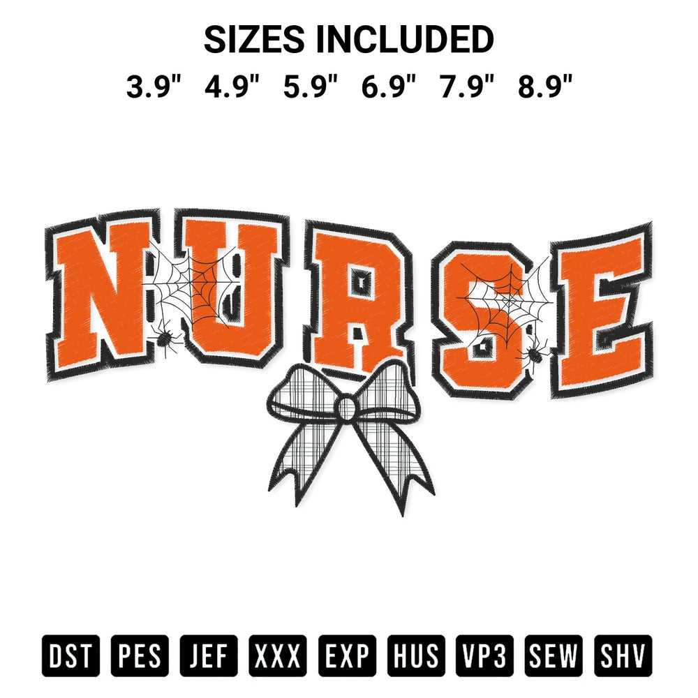 Elevate your next project with our Halloween Nurse Embroidery Design embroidery file. Shop high-quality digital patterns instantly at Designspacks.com. Available sizes: 3.9", 4.9", 5.9", 6.9", 7.9", 8.9".