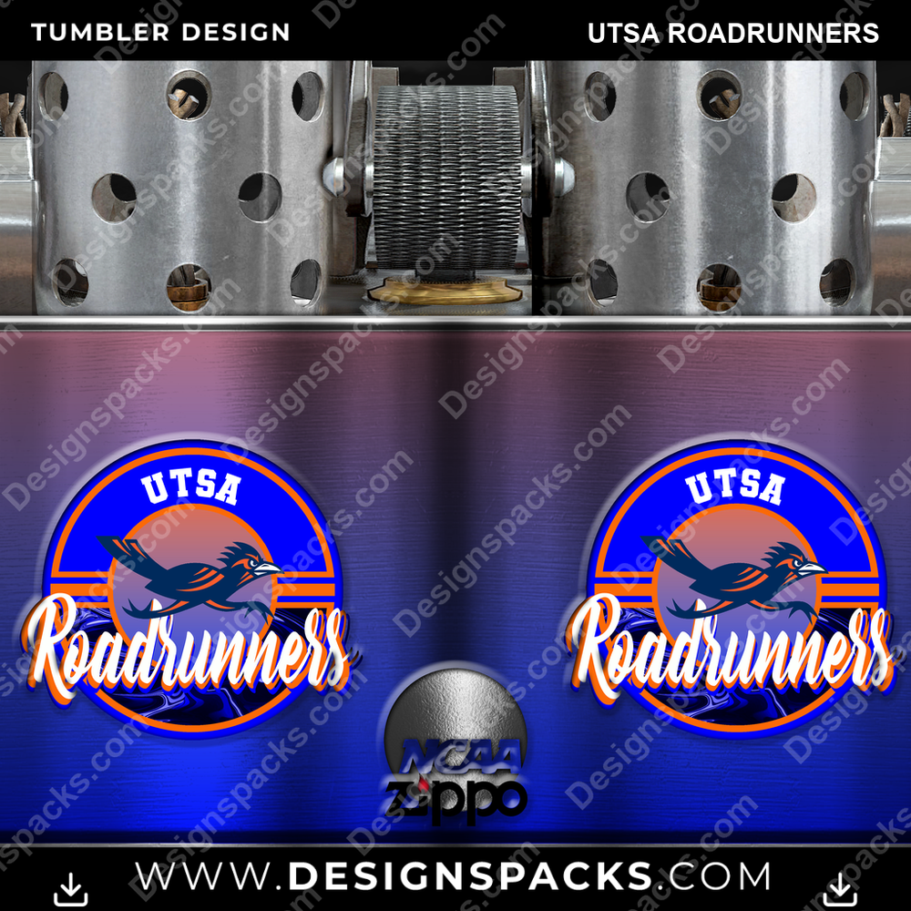 College Sport Zippo Lighter UTSA Roadrunners NCAA College Sport Tumbler Digital Wrap Design Download