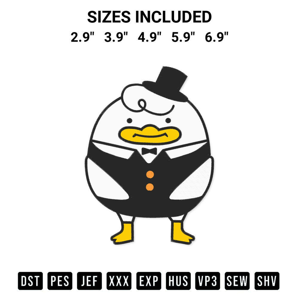 Elevate your next project with our Kpop Demon Hunter Duck Cosplay 3 Embroidery Design embroidery file. Shop high-quality digital patterns instantly at Designspacks.com. Available sizes: 2.9", 3.9", 4.9", 5.9", 6.9".