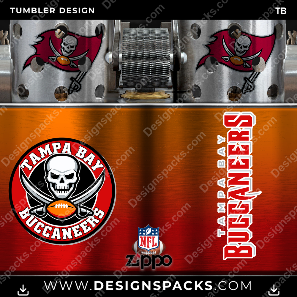 Football Zippo Lighter TB Tumbler Digital Wrap Design