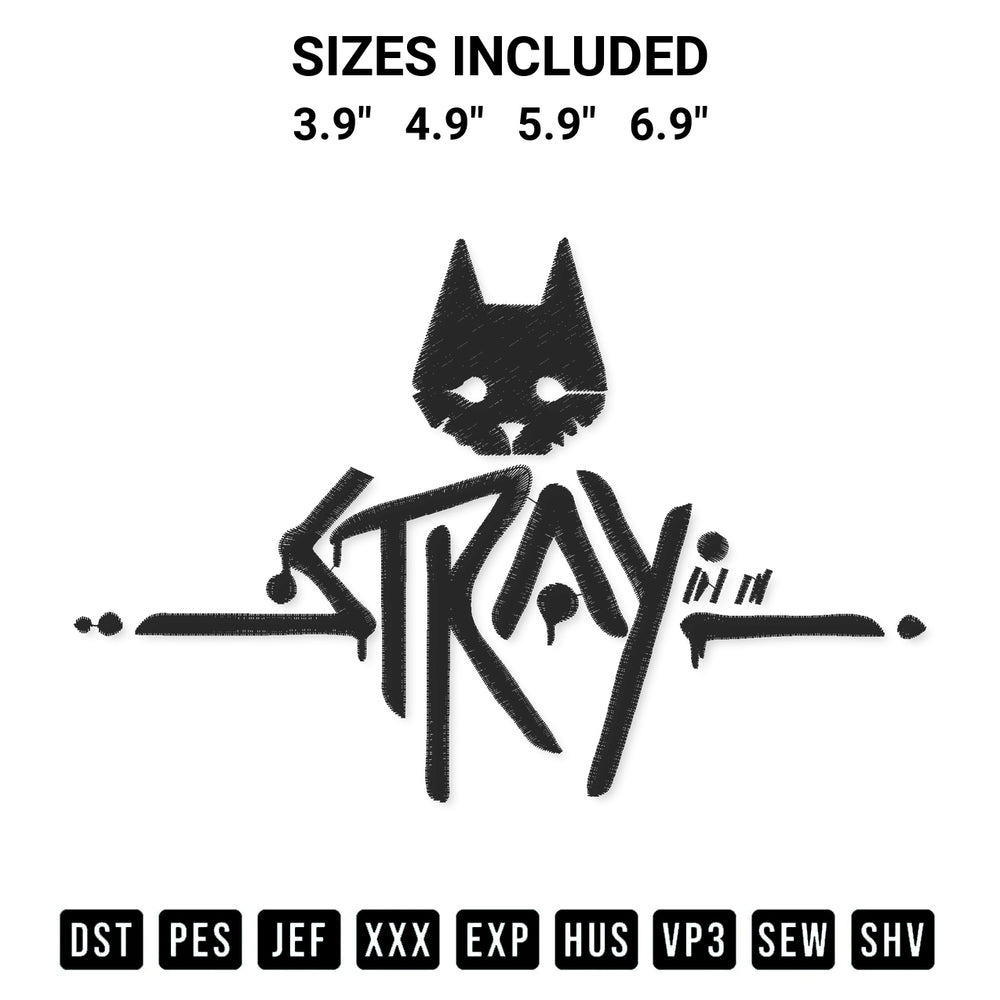 Transform your fabrics with the Stray Cats Embroidery Design embroidery design. Instant access to premium digitized patterns at Designspacks.com. Available sizes: 3.9", 4.9", 5.9", 6.9".