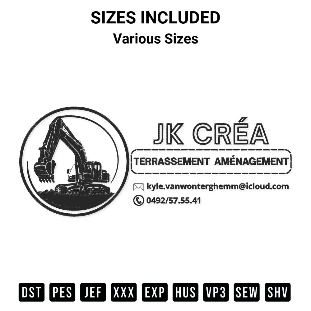 Discover the perfect addition to your crafting collection: Jk Crea Embroidery Design embroidery file. Instantly available at Designspacks.com. Available sizes: Various Sizes.