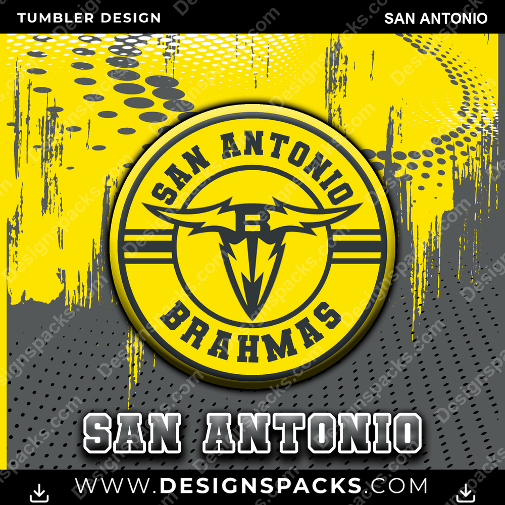 Canada Football Dot Logo San Antonio CFL Canada Tumbler Digital Wrap Design Download