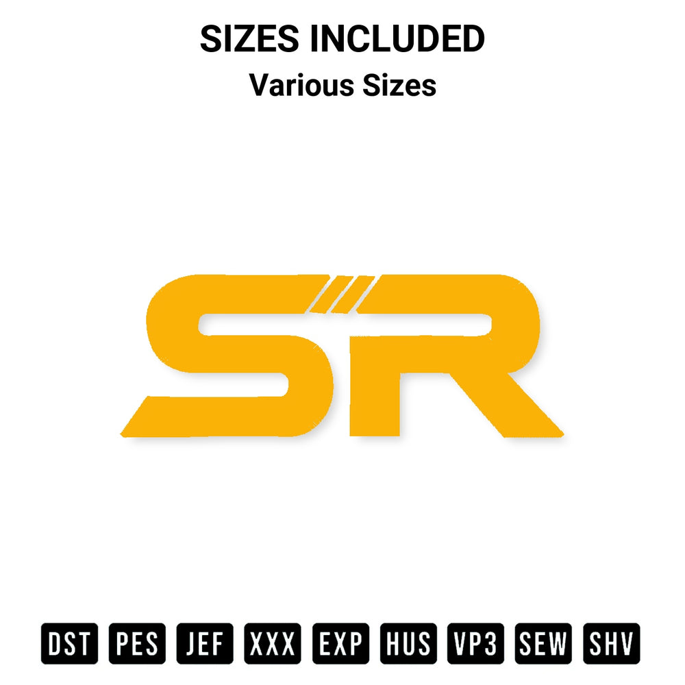 Add a unique touch to your apparel with the Sr Logo Embroidery Design embroidery file. Premium instant download available now on Designspacks.com. Available sizes: Various Sizes.