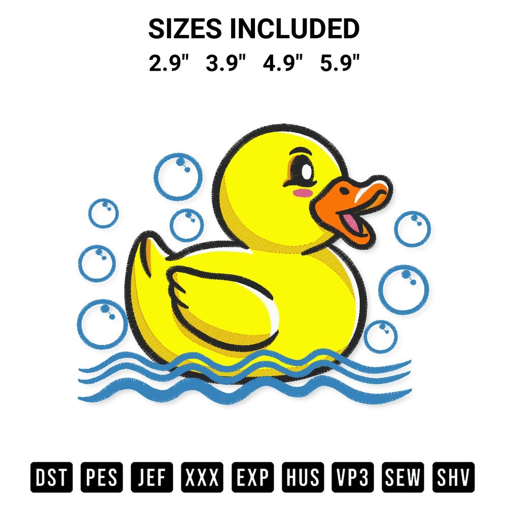 Elevate your next project with our Funny Duck Embroidery Design embroidery file. Shop high-quality digital patterns instantly at Designspacks.com. Available sizes: 2.9", 3.9", 4.9", 5.9".