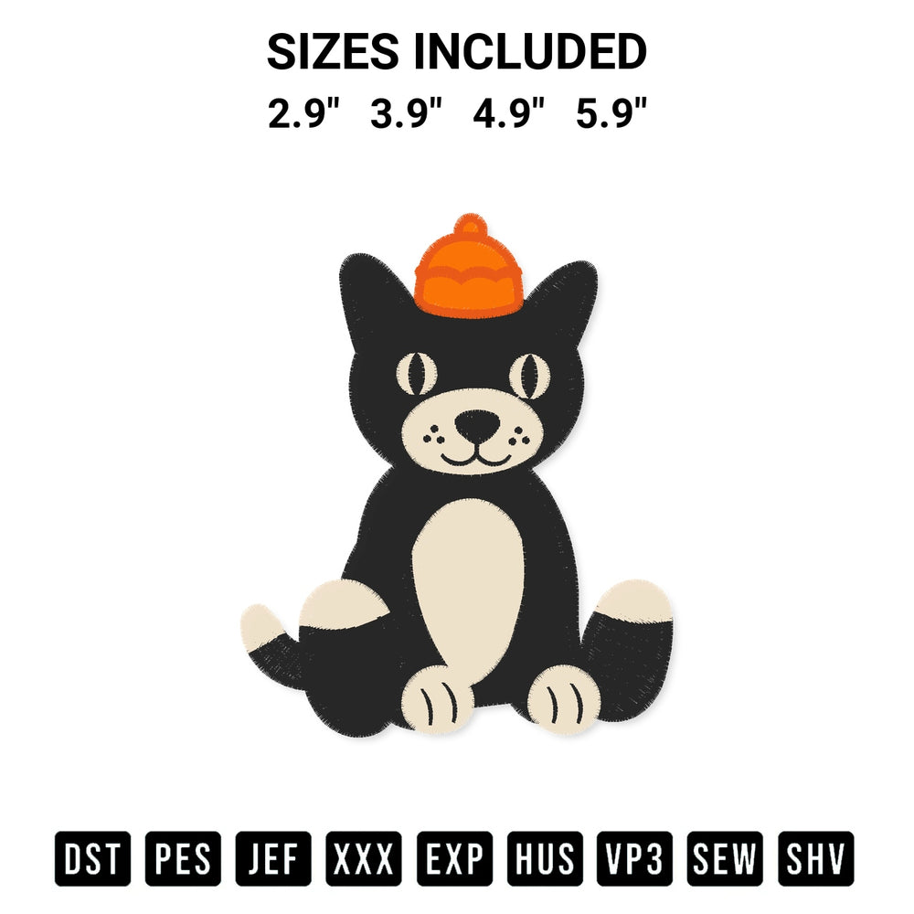 Get the Cute Jellycat Inspired Cat Embroidery Design embroidery design for your custom crafts! Premium digitized files available for instant download at Designspacks.com. Available sizes: 2.9", 3.9", 4.9", 5.9".
