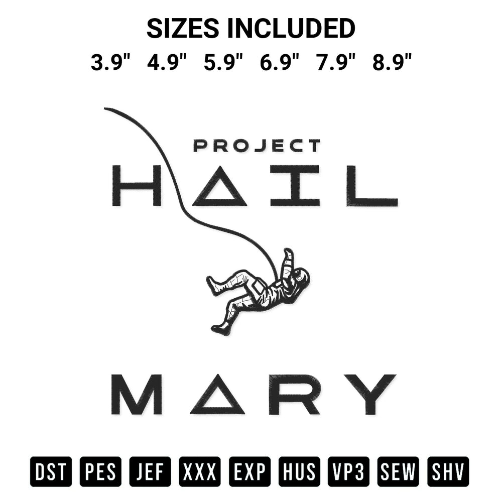 Get the Erid Planet Project Hail Mary Embroidery Design embroidery design for your custom crafts! Premium digitized files available for instant download at Designspacks.com. Available sizes: 3.9", 4.9", 5.9", 6.9", 7.9", 8.9".
