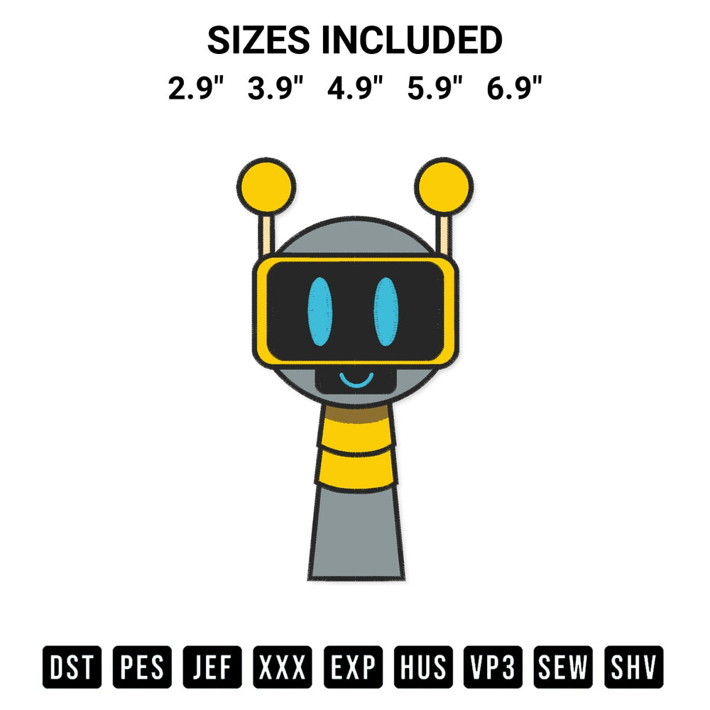Elevate your next project with our Fun Bot Incredibox Sprunki Embroidery Design embroidery file. Shop high-quality digital patterns instantly at Designspacks.com. Available sizes: 2.9", 3.9", 4.9", 5.9", 6.9".