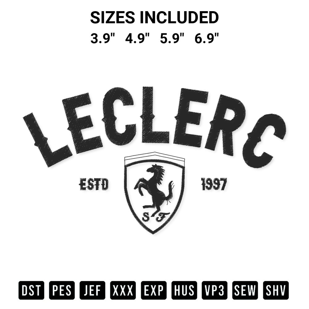 Discover the perfect addition to your crafting collection: Vintage Charles Leclerc Bootleg Embroidery Design embroidery file. Instantly available at Designspacks.com. Available sizes: 3.9", 4.9", 5.9", 6.9".